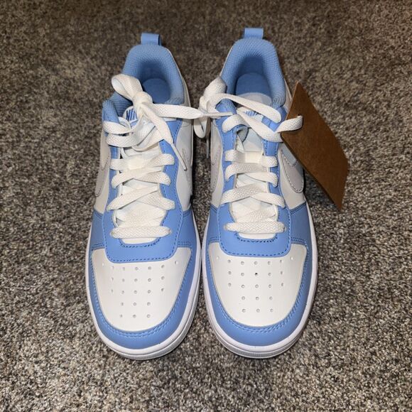 Size 3.5Y- Nike Court Borough Low Recraft Blue
